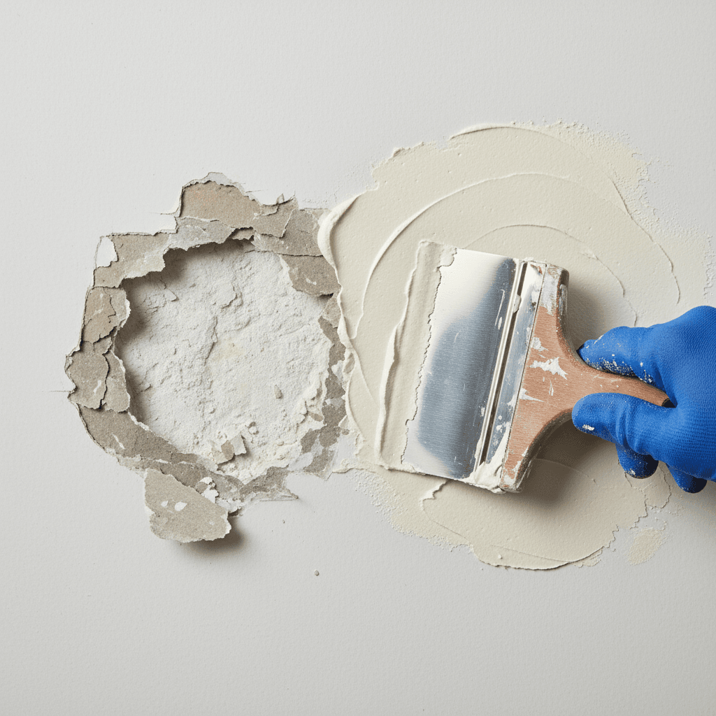 Drywall repair and wall restoration